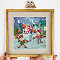 Набір для вишивки хрестиком VOLOSHKA Зимові забави VC_034
