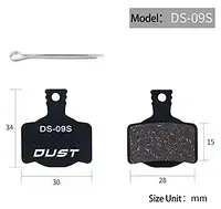 Колодки для дисковых тормозов DUST DS-09S