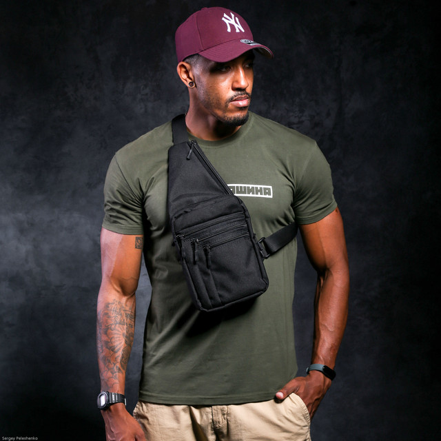 Нагрудна тактична сумка з кобурою POLICE