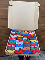 Шкарпетки із супер героями Марвел. Крутий набір для підлітків 40 пар. Жіночі шкарпетки в коробці 36-41