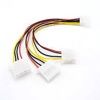 Розгалужувач живлення 4pin ide до 3 molex