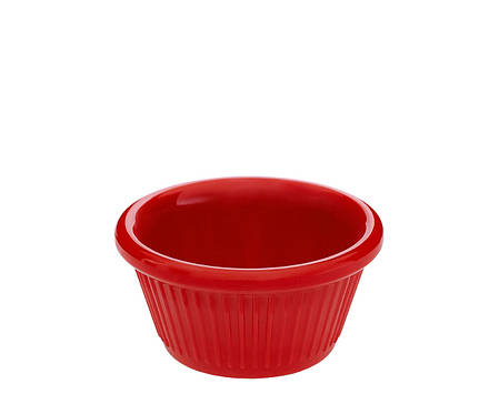 Соусник маленький з меламіну червоний круглий 50 мл 74×36 мм Соусники пластикові Соусник для соєвого соусу, фото 1