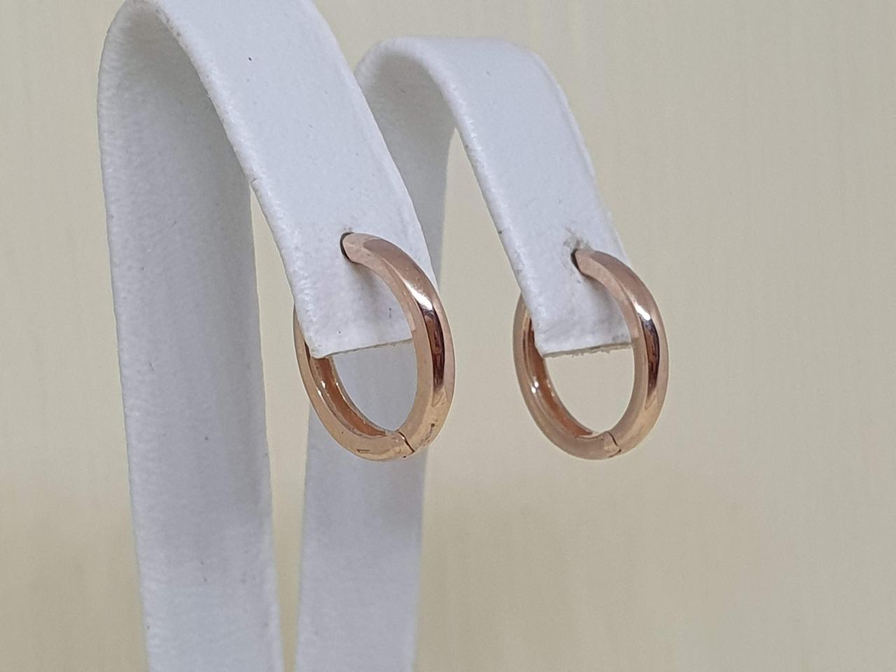 Золоті сережки-кільця. 2/1072