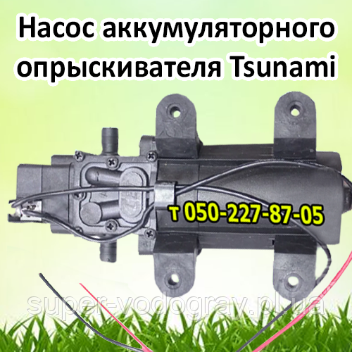 Насос для акумуляторного обприскувача Tsunami (з подарунком)