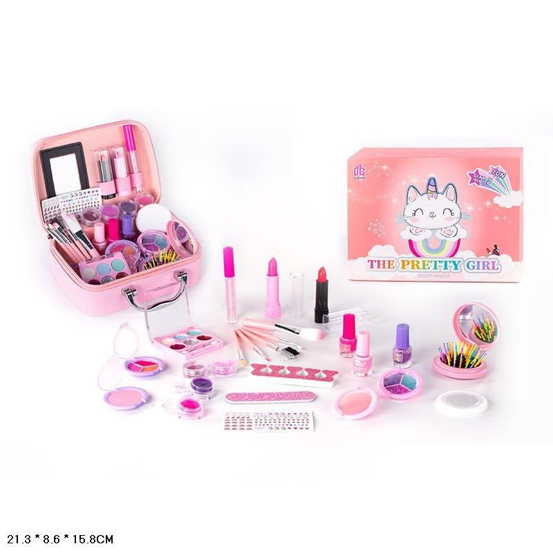 Набір дитячої косметики у валізі 2605B лаки, тіні, помада, аксесуари, фото 1