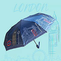 Женский зонт Toprain- 557 полуавтомат Лондон на 9 спиц