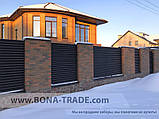 Паркан Жалюзі Double HIGH 2 металевий (товщина 0,7 мм), фото 4