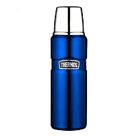 Термос Thermos Stainless Steel Flask 470 мл голубой металлик Metallic Blue (170016)