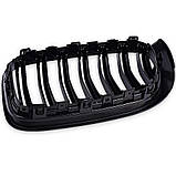 Решітки радіатора BMW X3 F25 X4 F26 рестайлінг M Performance чорні глянцеві двореберні ніздрі БМВ, фото 3