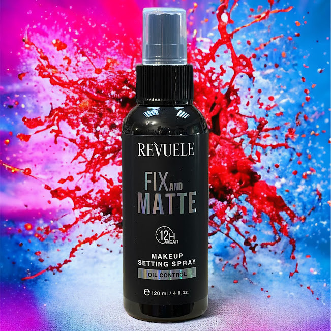 Фіксуючий спрей для макіяжу Revuele Fix & Matte Makeup Setting Spray, 120 мл, фото 1