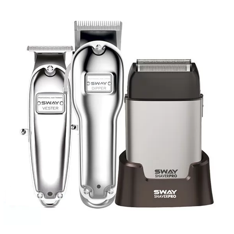Професійний комбо-набір Sway Dipper, Vester, Shaver Pro Silver (115 KIT1), фото 1