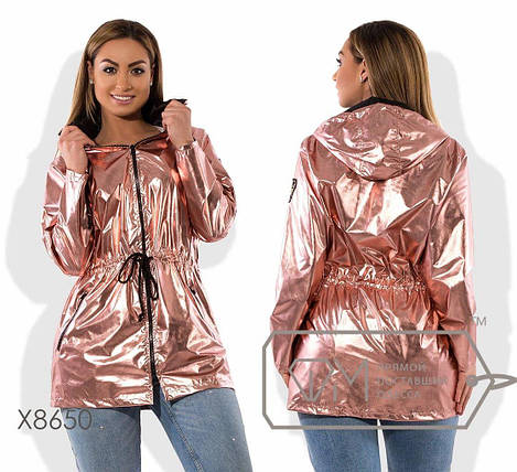 Жіноча ветрівка з плащової тканини, фото 3