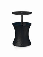 Стол - бар пластиковый Cool Bar Rattan цвет серый Keter 7290103660550