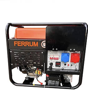Генератор бензиновий FERRUM 10 кВт 220/380В FRGG11000TE