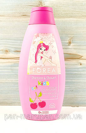 Дитячий шампунь з ароматом вишні Forea 500 мл Німеччина