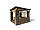 Альтанка в сучасному стилі 3,0х3,0м Modern Gazebo 03 від виробника Thermowood Production, фото 2