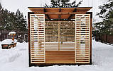 Сучасна недорога альтанка 3,0х3,0м Modern Gazebo 05 від виробника Thermowood Production, фото 4