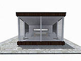 Альтанка в стилі лофт 6,0х6,0м Modern Gazebo 06 від виробника Thermowood Production, фото 5
