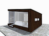 Альтанка в стилі лофт 6,0х6,0м Modern Gazebo 06 від виробника Thermowood Production, фото 6