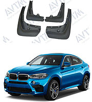 Брызговики для авто комплект 4 шт BMW X6 (F16) 2014 - 2019 ( передние и задние) AVTM