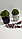 Бетонне кашпо в формі голови зі стабілізованим зеленим мохом від "Артіс Грін", фото 4