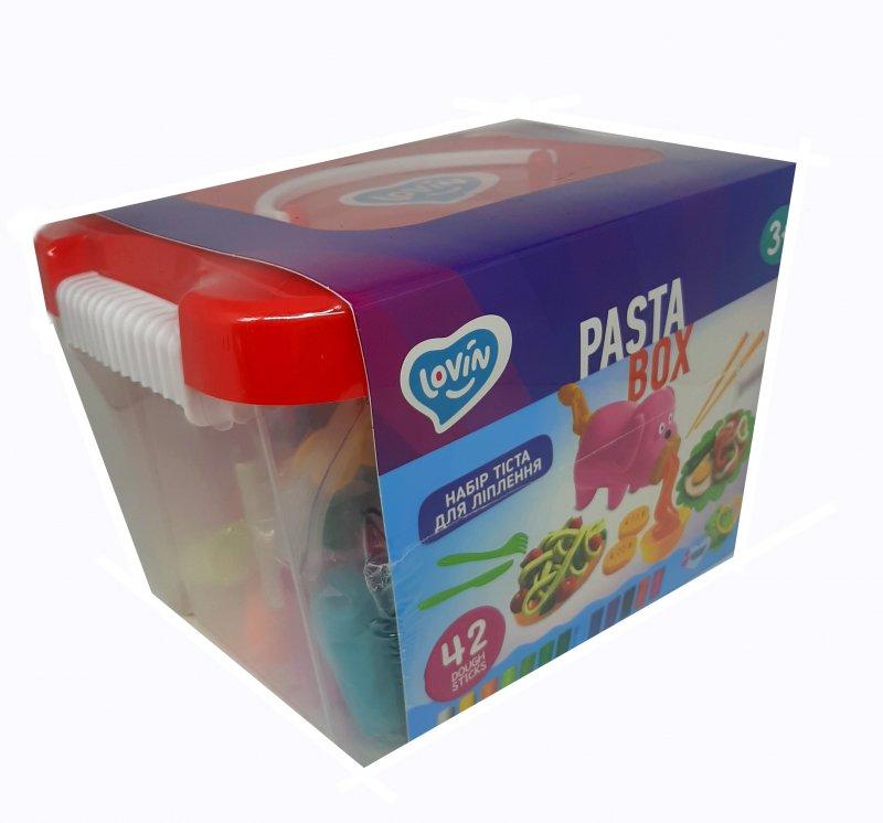 Набір тіста для ліплення TM Lovin Pasta box 41138, 42 стики з тістом, фото 1