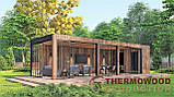 Альтанка з панорамним склінням 10,3 х3, 5м Modern Gazebo 016 Thermowood Production, фото 6