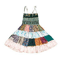 Платье-сарафан Детское Летнее Karma Пэчворк Шелк Цветное (24480) EV, код: 5552693