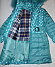 Зимове пальто для дівчинки 5, 6, 7, 8, 9 років, фото 4