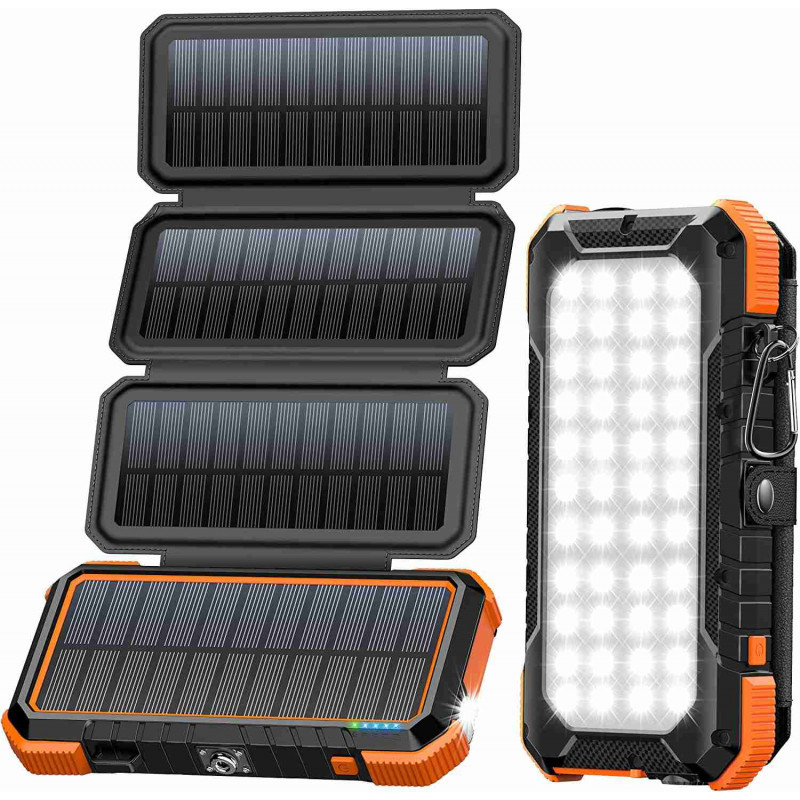 BLAVOR Power Bank з розкладною сонячною батареєю повербанк павербанк 18w 20000mAh