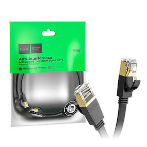 Мережевий (LAN) кабель для інтернету (CAT-6) Hoco US07 General (1м)