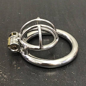 Клітка чоловічого пристрою цілому стилю з неіржавкої сталі супер маленька для чоловіків Металевий фі, Amazon, фото 2