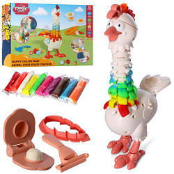 Тісто для ліплення з формочками MK-4486-2 курочка несе яйця