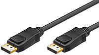 Кабель монітора-сигнальний Goobay DisplayPort M M 1.0m v1.4 8K30Hz 19pin D6.0mm Cu чорний (7 EV, код: 7455104