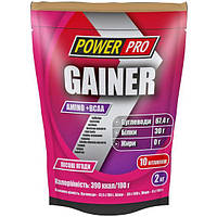 Гейнер Power Pro Gainer 2000 g  50 servings  Лесная ягода SP, код: 7520039