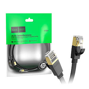 Мережевий інтернет кабель Hoco US07 General - 3 метри