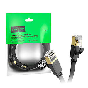 Мережевий інтернет кабель Hoco US07 General - 5 метрів