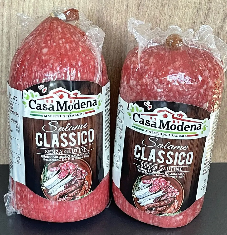 Ковбаса Салямі Класико Casa Modena Salame Classico без глютену 600 г Італія