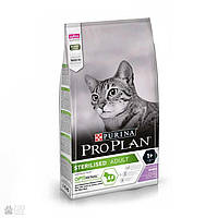 Pro Plan Sterilised Turkey, сухой корм с индейкой для кастрированных котов 10 кг