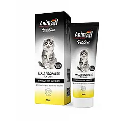 AnimAll VetLine фітопаста для виведення шерсті із ЖКТ для котів та кішок