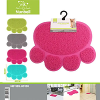 Nunbell Килимок під миску або туалет для тварин, 45х60 см Колір в асортименті