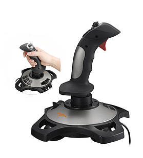 Професійний дротовий джостик-штурвал Flight Stick PXN 2113 PRO для реального занурення в гру