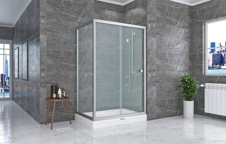 Душова кабіна SHOWER Neptun (120х80) без піддону, фото 1