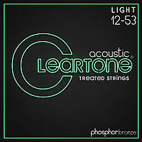 Струны для акустической гитары 6 шт Cleartone 7412 Acoustic Phosphor Bronze Light 12 53 TR, код: 2660056
