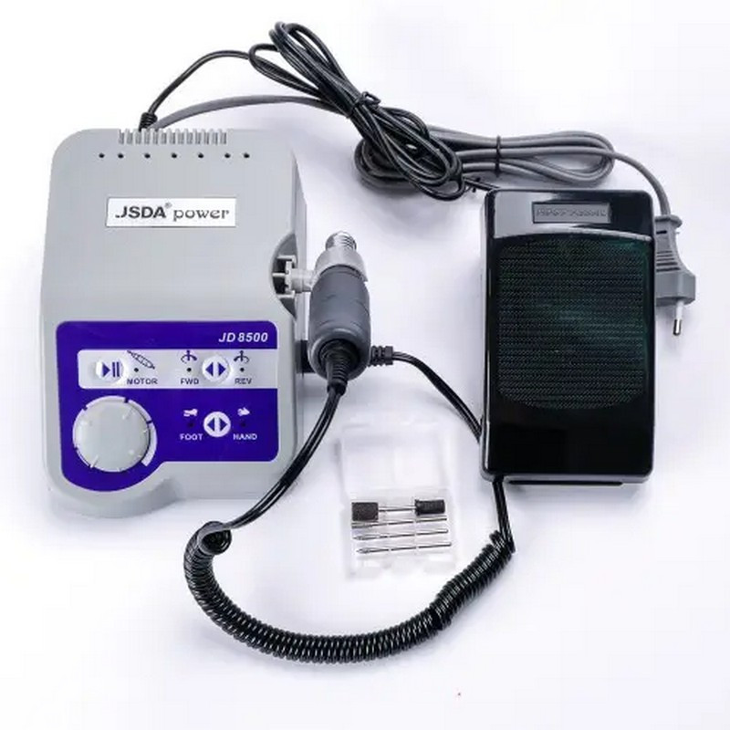 Фрезер для манікюру і педикюру JD-8500 35000rpm (65w) ОРИГІНАЛ, фото 1