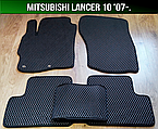 ЄВА килимки Mitsubishi Lancer 10 Х '07-18 EVA килими Мітсубісі Лансер Міцубісі Ланцер