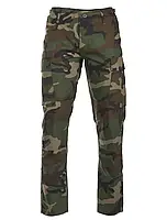 брюки Mil-Tec Teesar RipStop BDU Slim Fit woodland 11853120