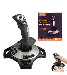 Штурвал джойстик для пк ігровий провідний Flight Stick PXN 2113 PRO для авіасимулятора керування літаком