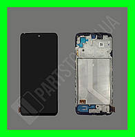 Дисплей Xiaomi Redmi Note 10 4G / Redmi Note 10S 4G / Poco M5s Black із сенсором та рамкою, чорний (OLED, оригінальні