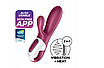 Вагінальний вібратор стимулятор клітора для точки G Satisfyer Hot Bunny фіолетовий, фото 4